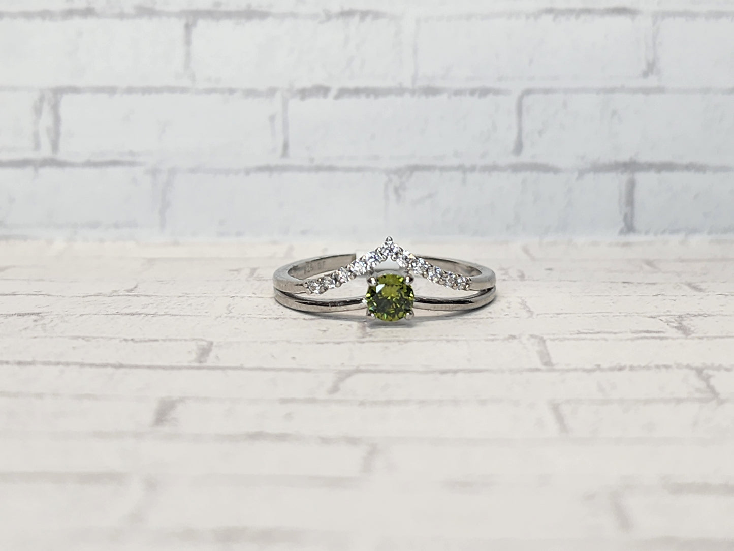 Size 10 Sterling Silver - 1008 Olive