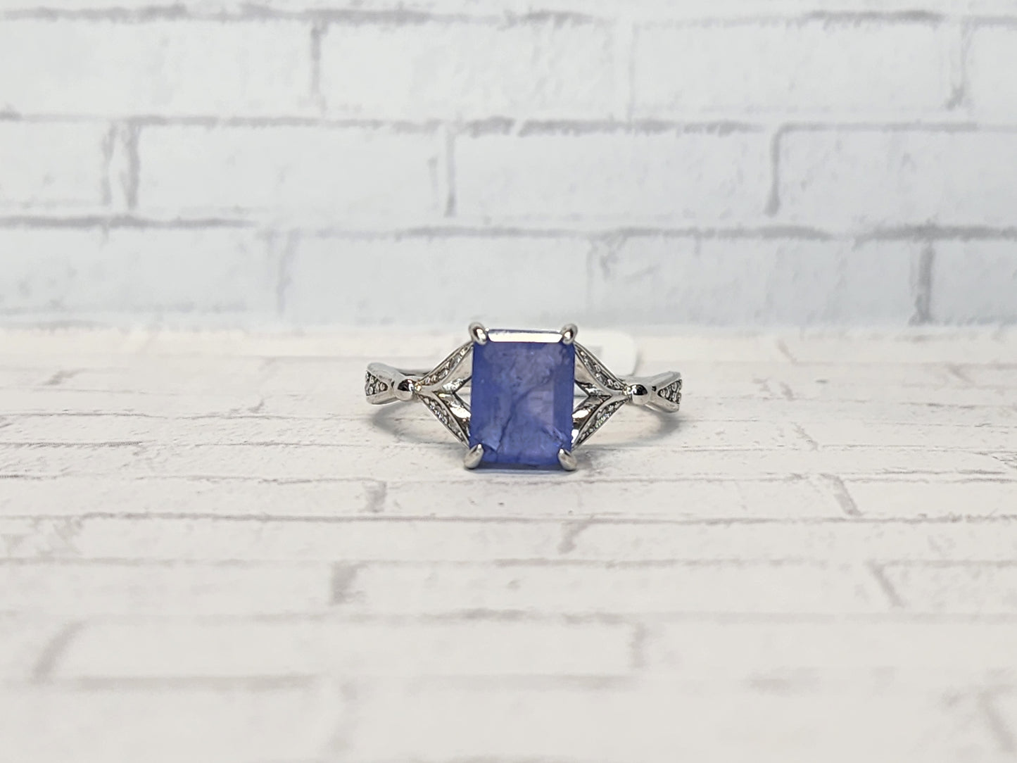 Size 10 Sterling Silver - 10C08 Purple Mermaid Tail