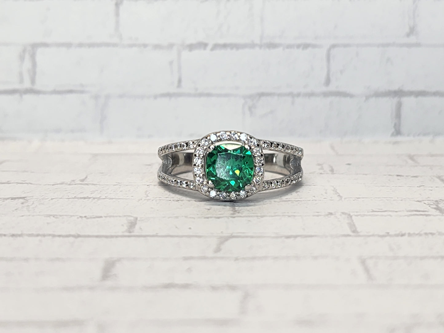 Size 10 Sterling Silver - 10C12 Green