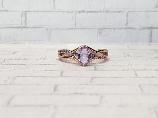 Size 10 Rose Gold - 10C17 Purple