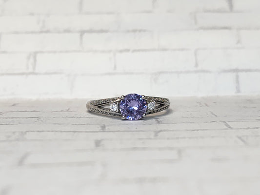 Size 11 Sterling Silver - 11C01 Purple