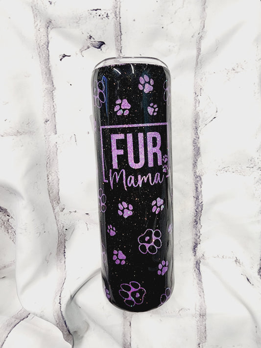 Fur Mama purple and black - 30 oz Epoxy