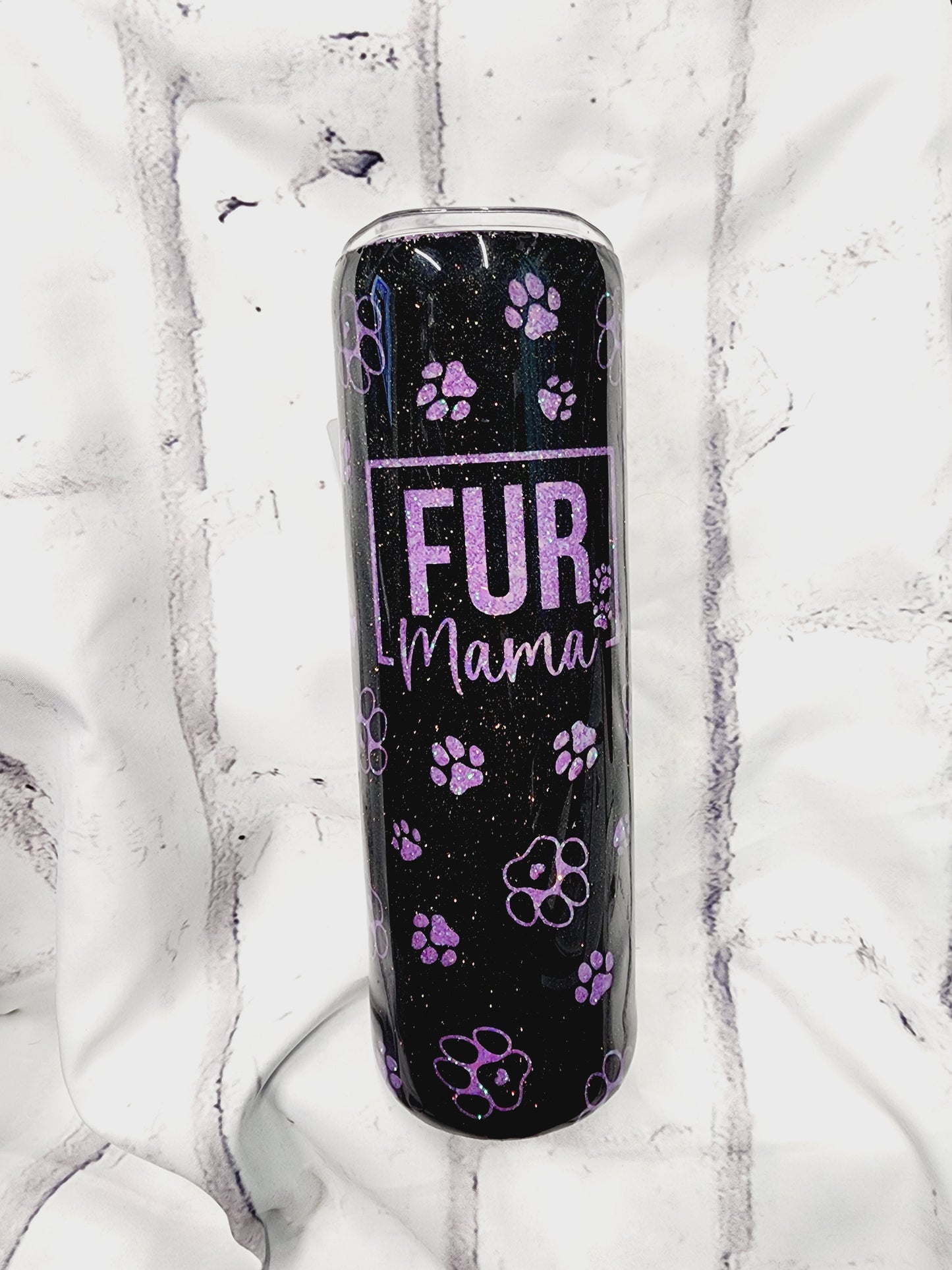 Fur Mama purple and black - 30 oz Epoxy
