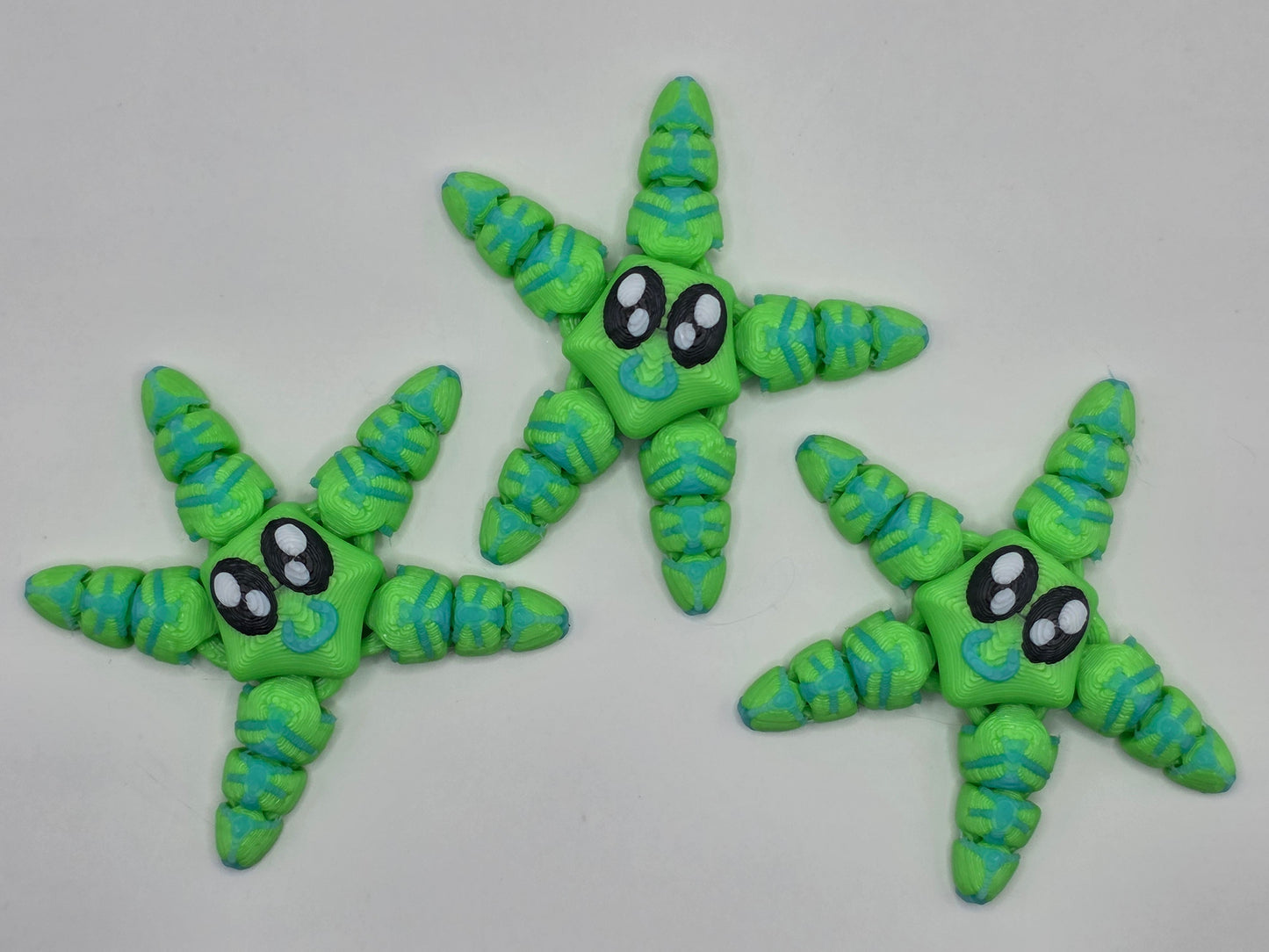 Starfish (Green/Blue) - 3D POCKET PAL