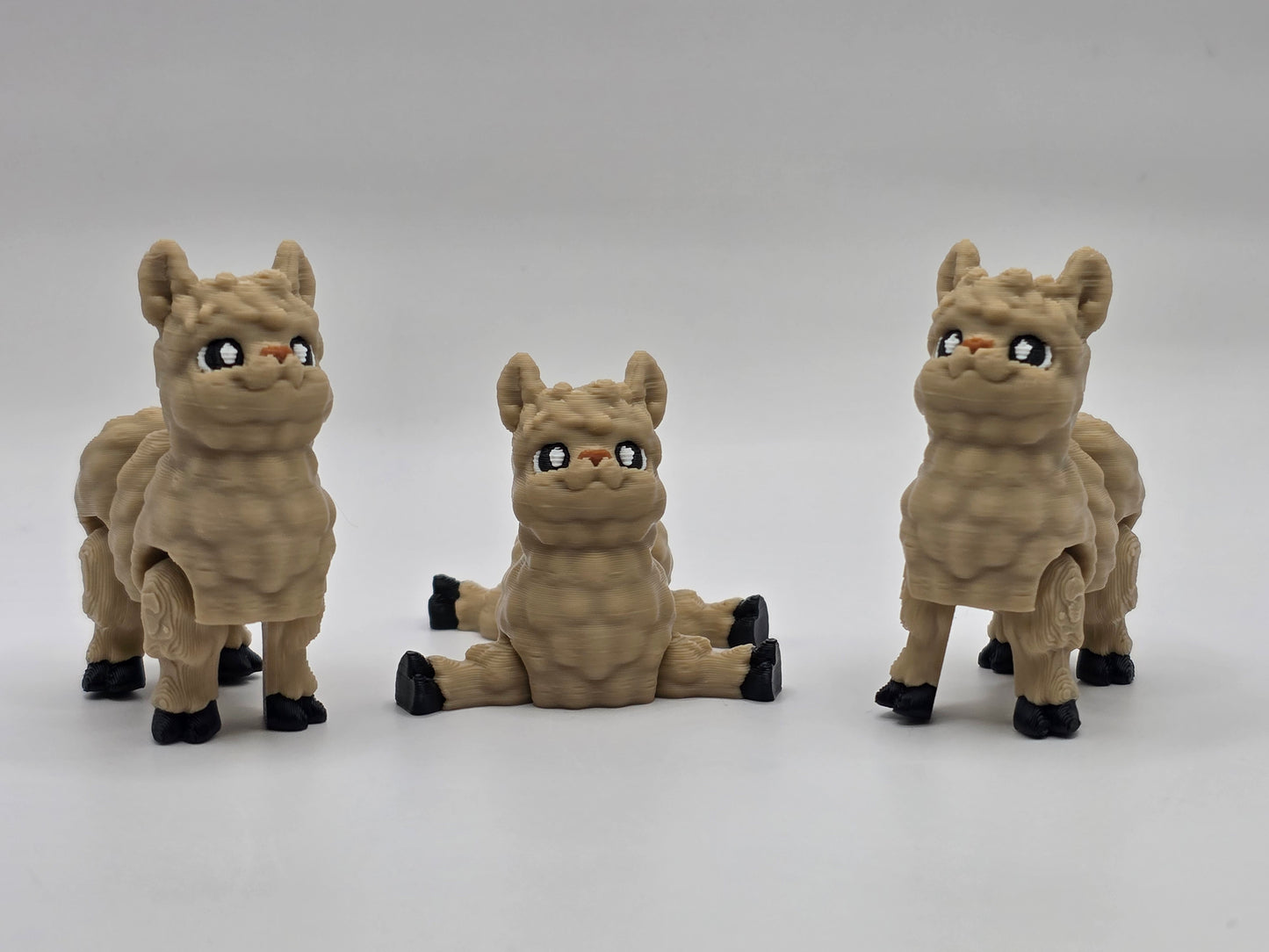 Alpaca (Keychain also) - 3D POCKET PAL