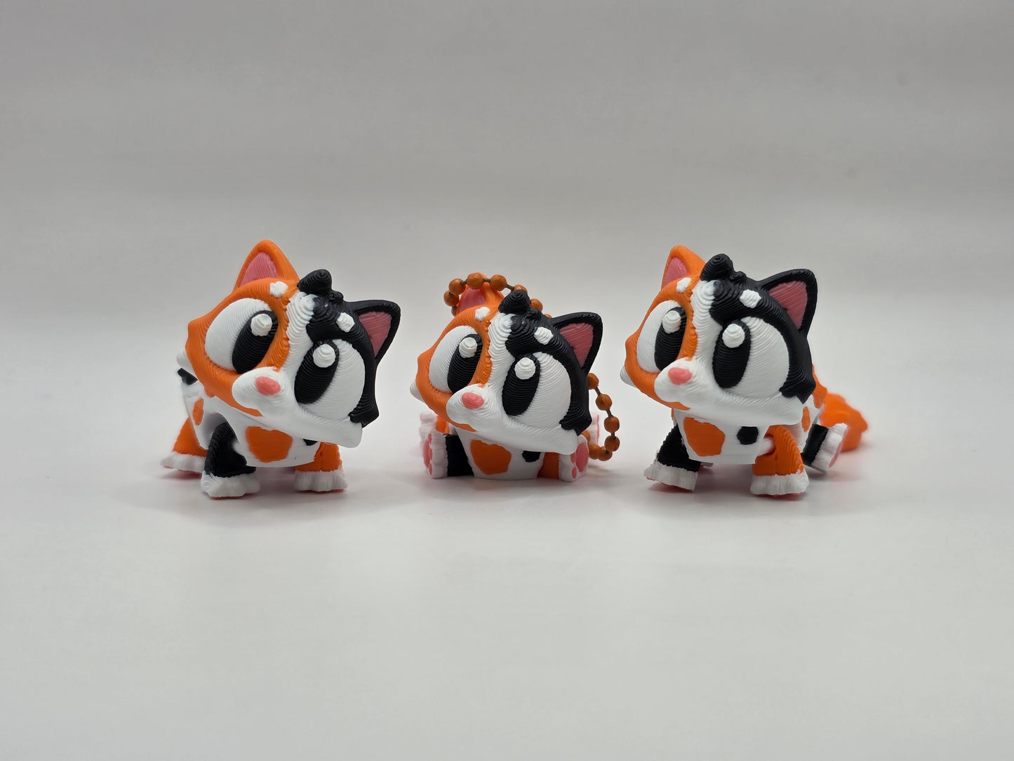 Calico Cat (Keychain also) RTS - 3D POCKET PAL