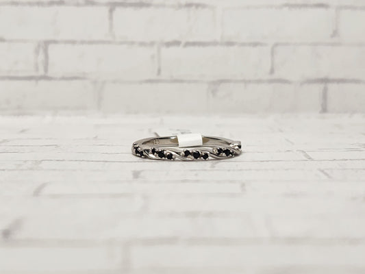 Size 6 Sterling Silver - 605 Black Onyx