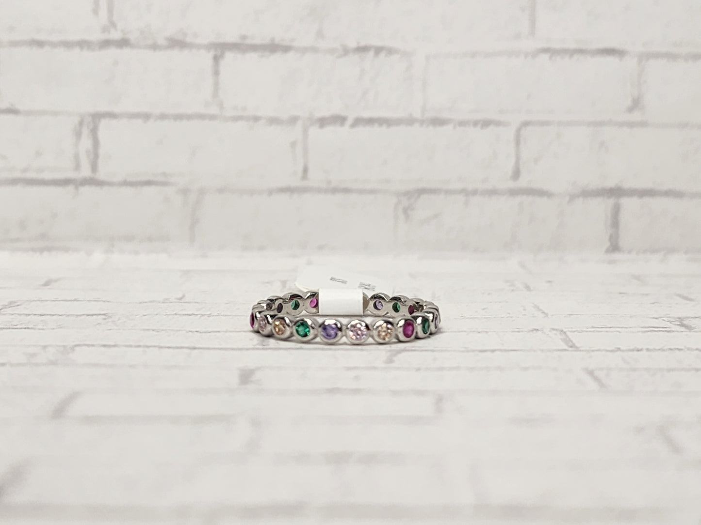 Size 6 Sterling Silver - 608 Rainbow Band