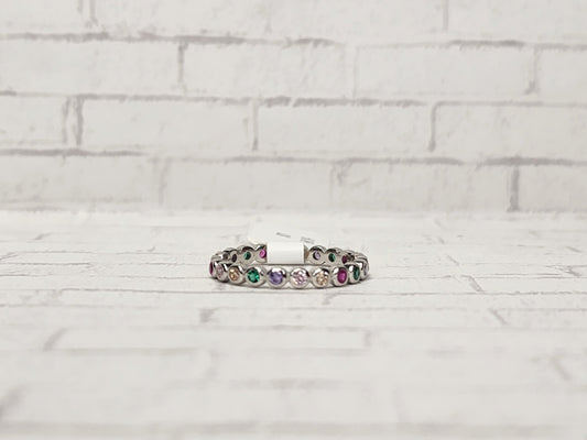 Size 6 Sterling Silver - 608 Rainbow Band