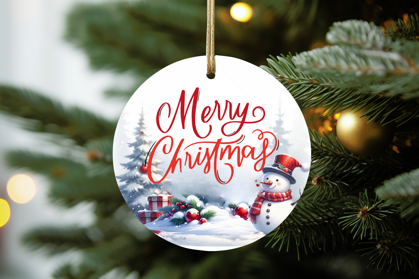 Cardinal Road Sign Family Ornament