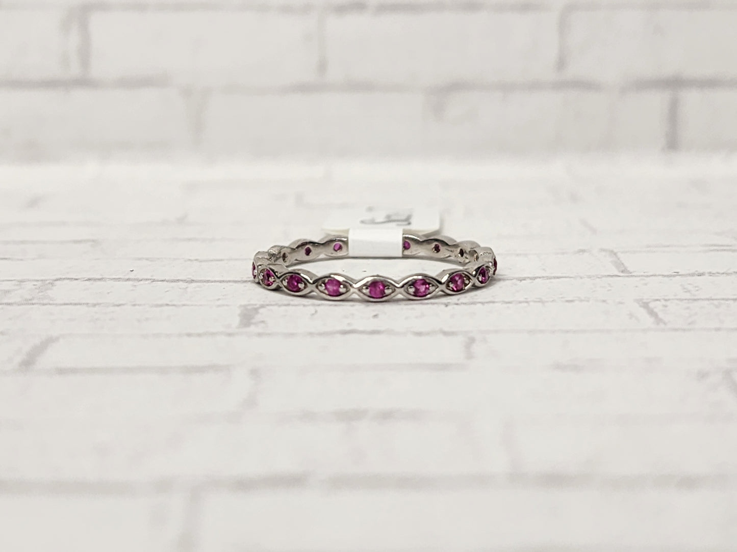 Size 7 Sterling Silver - 701 Pink