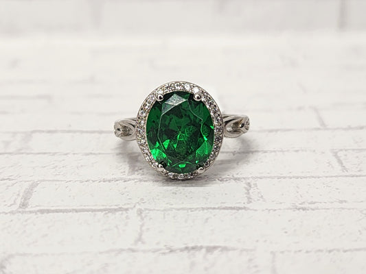 Size 7 Sterling Silver - 726 Green