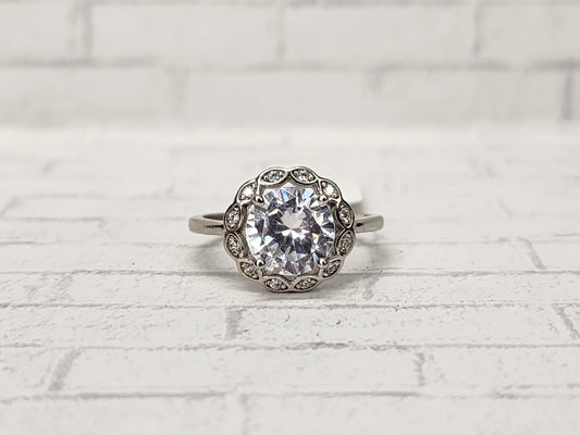 Size 7 Sterling Silver - 729 White