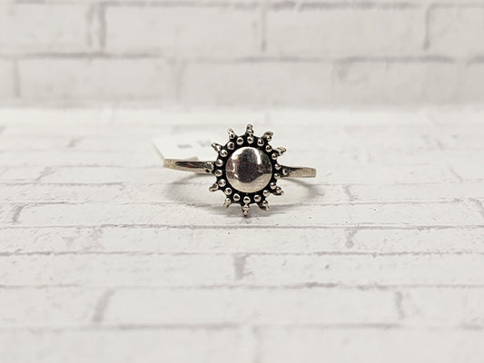 Size 7 Sterling Silver - 732 Sun
