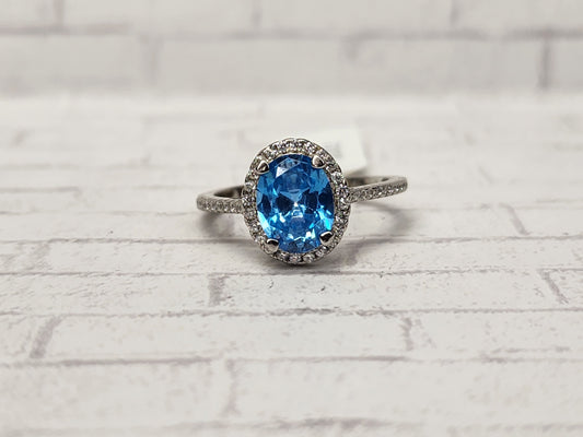 Size 7 Sterling Silver - 7C02 Blue