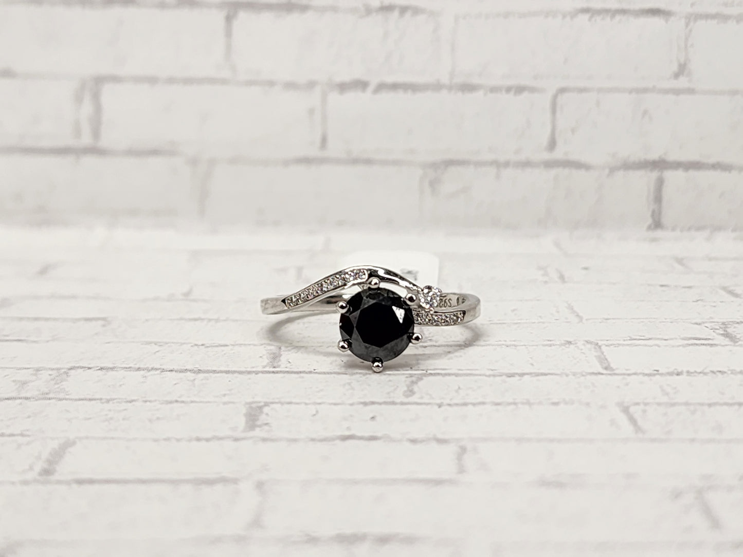 Size 8 Sterling Silver - 807 Black Onyx
