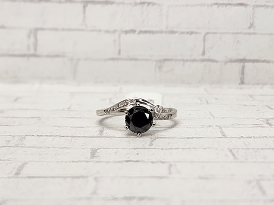 Size 8 Sterling Silver - 807 Black Onyx