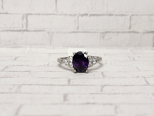 Size 8 Sterling Silver - 810 Purple