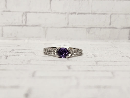 Size 8 Sterling Silver - 834 Purple