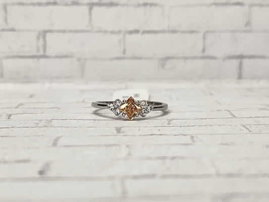 Size 8 Sterling Silver - 840 Orange