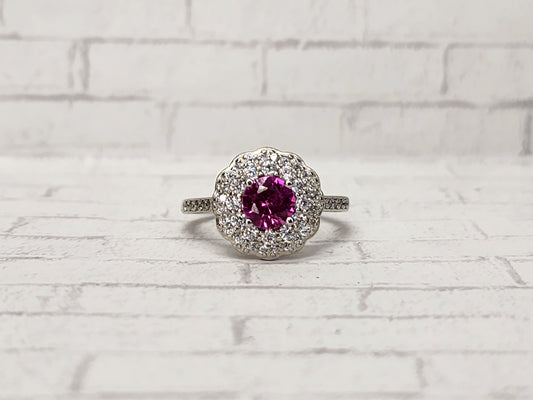 Size 8 Sterling Silver - 850 Pink