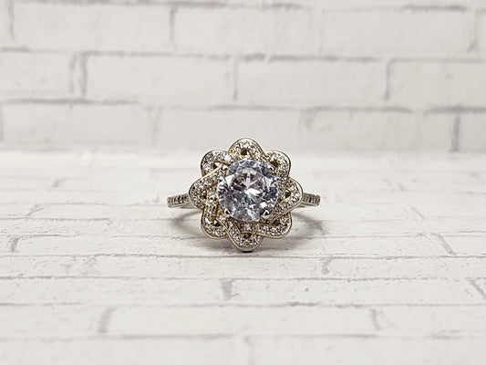 Size 8 Sterling Silver - 853 White