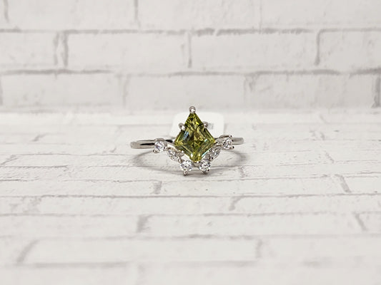 Size 8 Sterling Silver - 859 Green