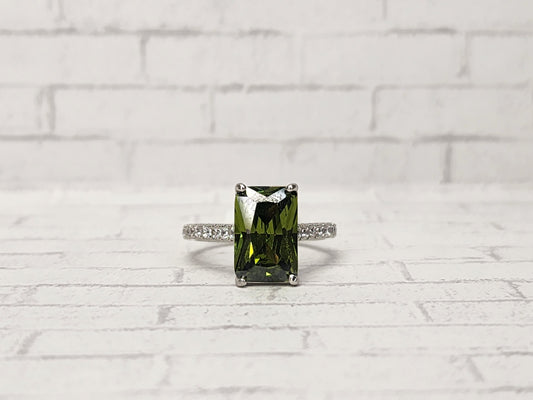 Size 8 Sterling Silver - 866 Green