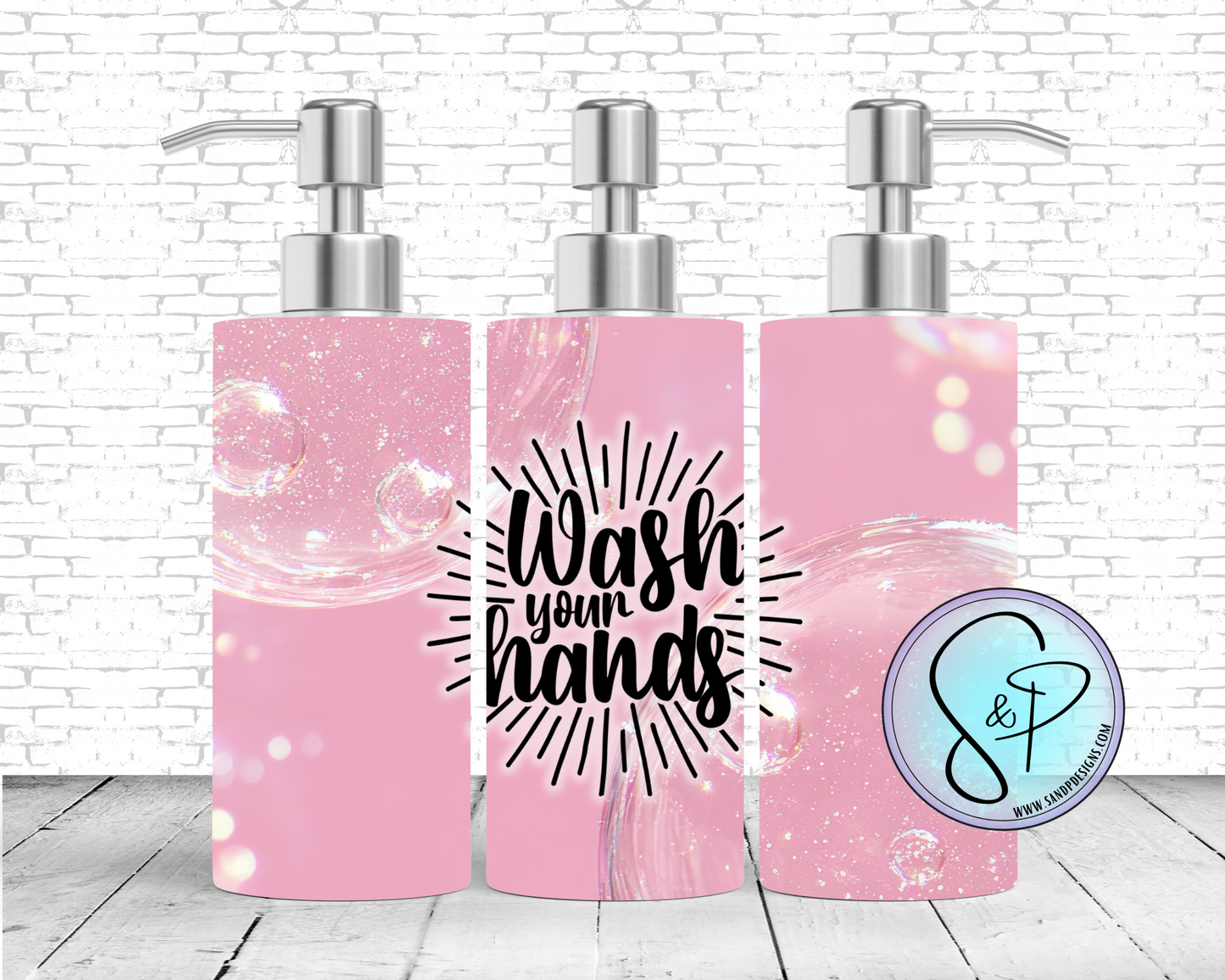 Wash your hands - Soap Dispenser
