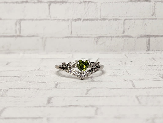 Size 9 Sterling Silver - 934 Olive