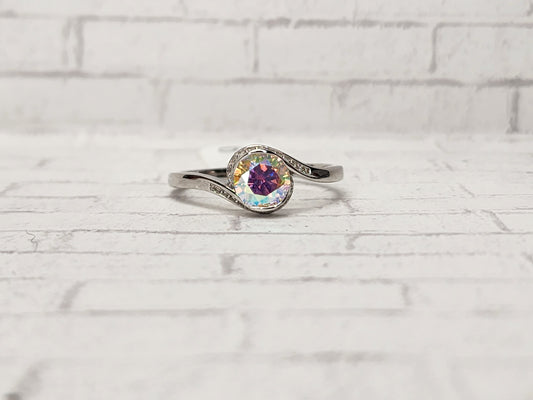 Size 9 Sterling Silver - 939 White Mystic