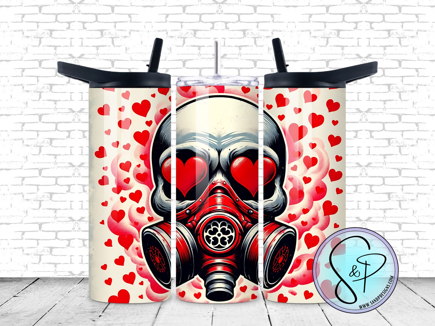 Valentine Gas Mask - 20 oz.