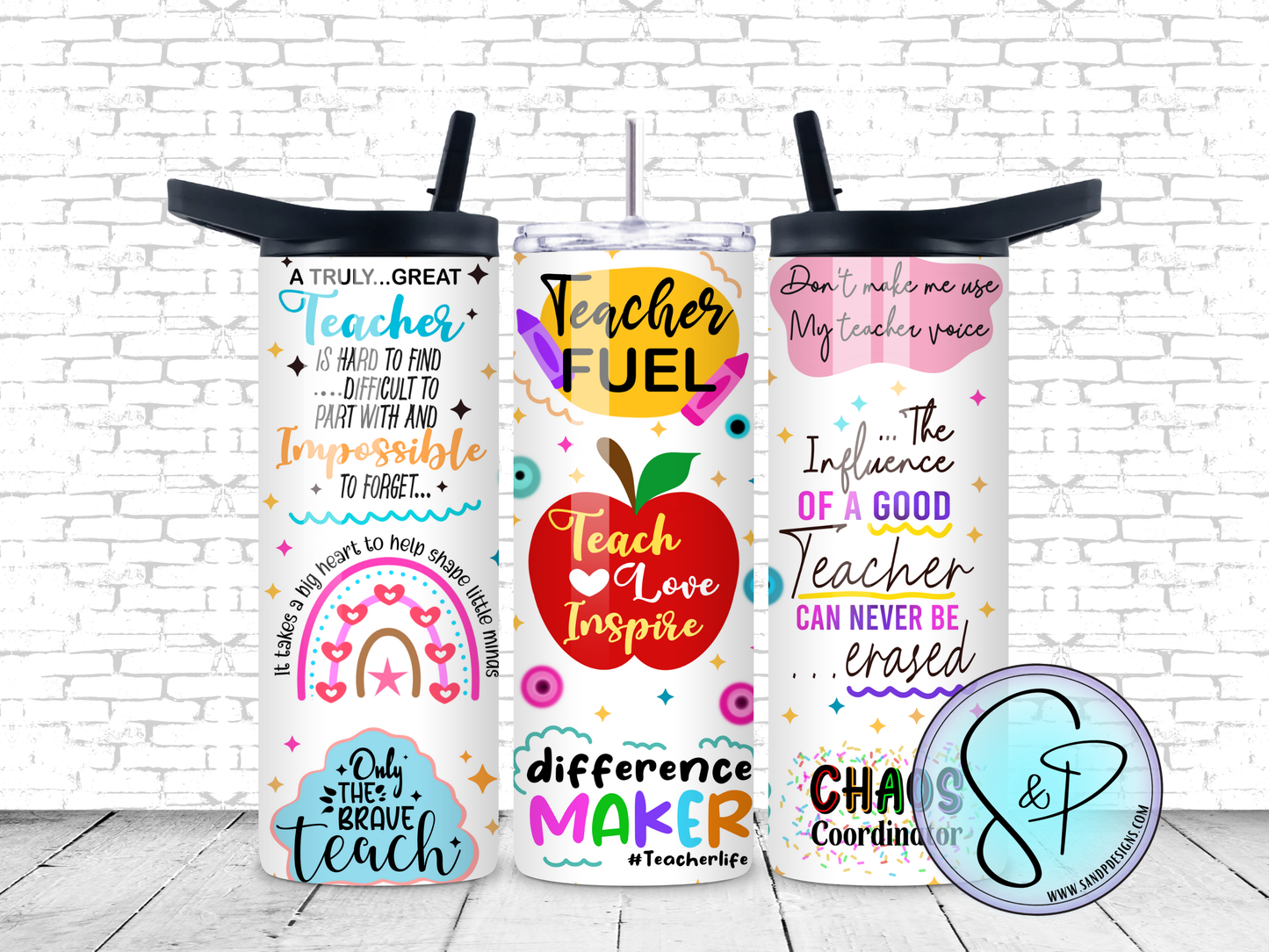 Teach Love Inspire (teacher) - 20 oz