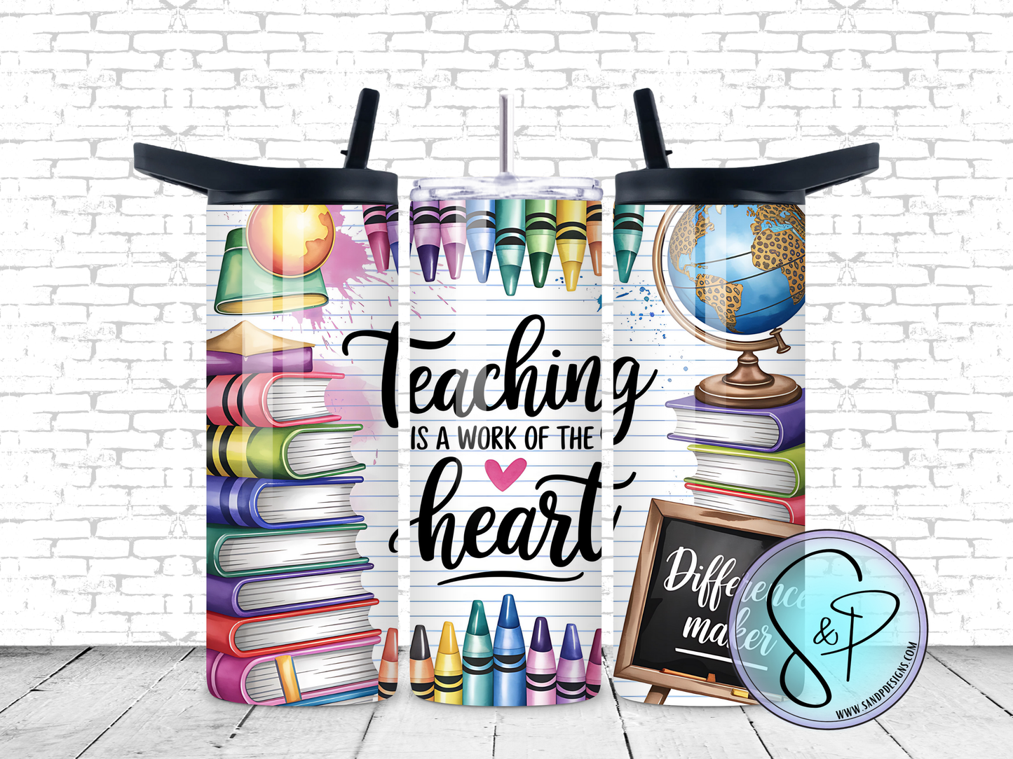 Teaching is a work of the heart (teacher) - 20 oz