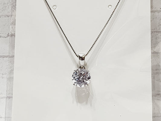 Necklace Sterling Silver - N26 White