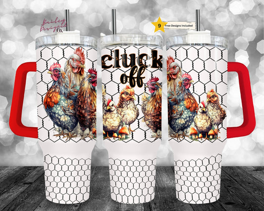 Cluck off chickens - 40 oz.