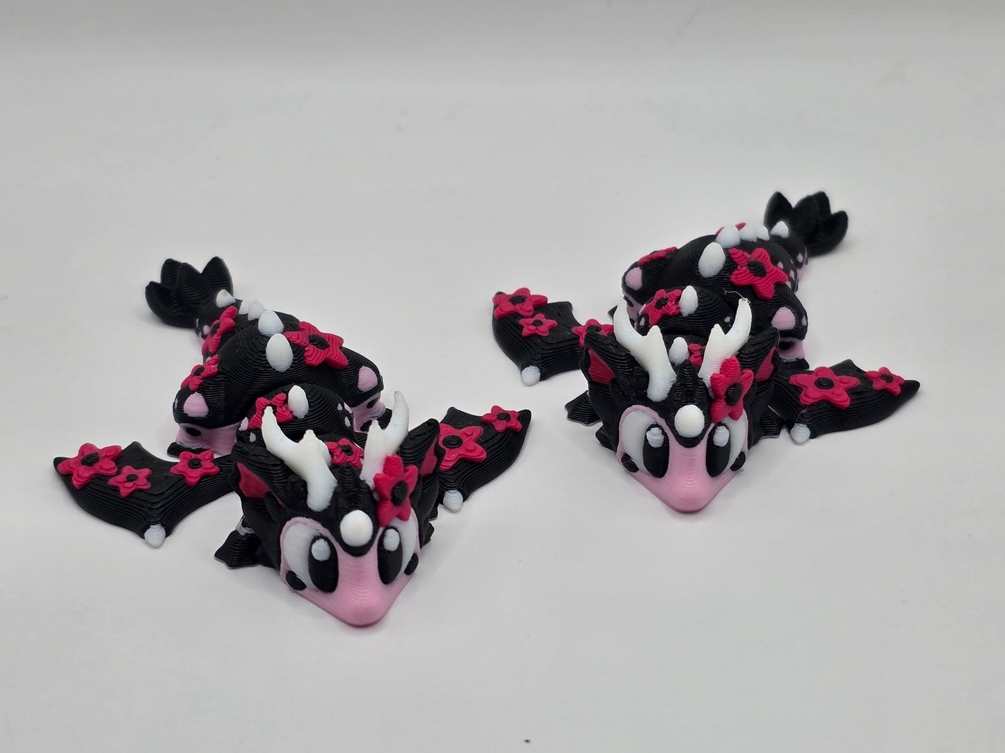 Cherry Blossom Dragon (Black/Pink) - POCKET PAL (Copy)