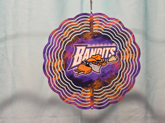 Buf Ban Black w/ Orange/Purple smoke - 8" WIND SPINNER