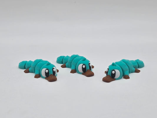 Platypus (Teal/Brown) - 3D POCKET PAL