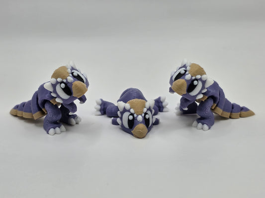 Dino Stygimoloch (Light Purple)- 3D POCKET PAL