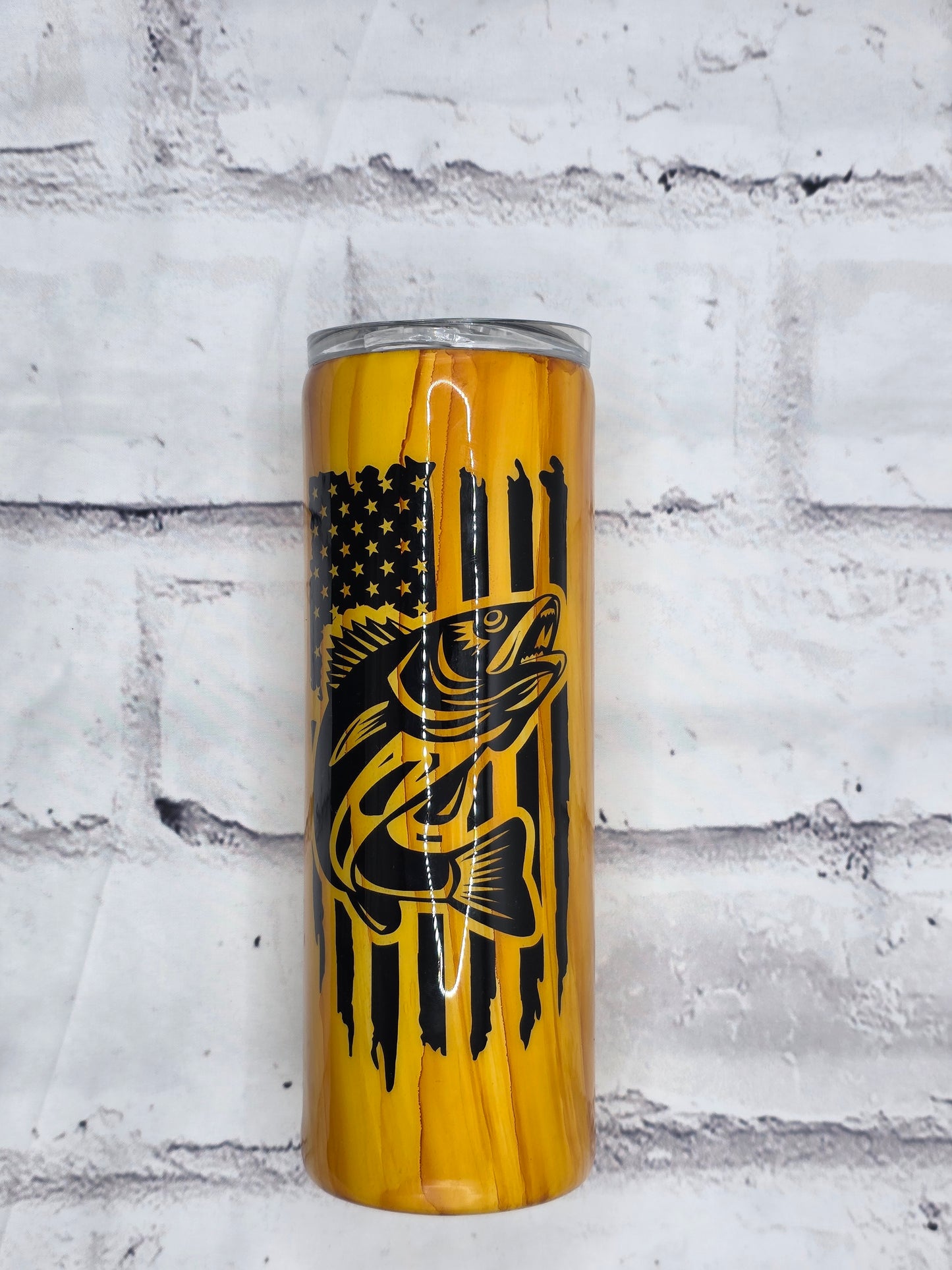 Fish with Flag - Epoxy 20 oz