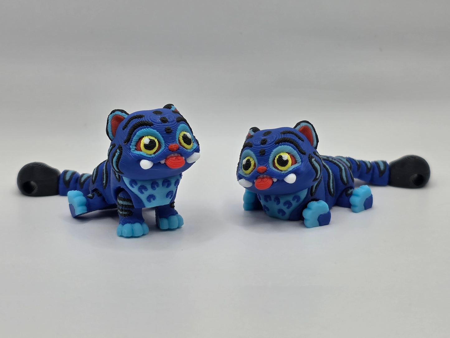 Blue Tiger (Pop) (keychain) - POCKET PAL