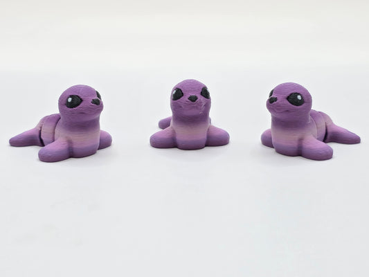 Seal (Purple) - 3D POCKET PAL