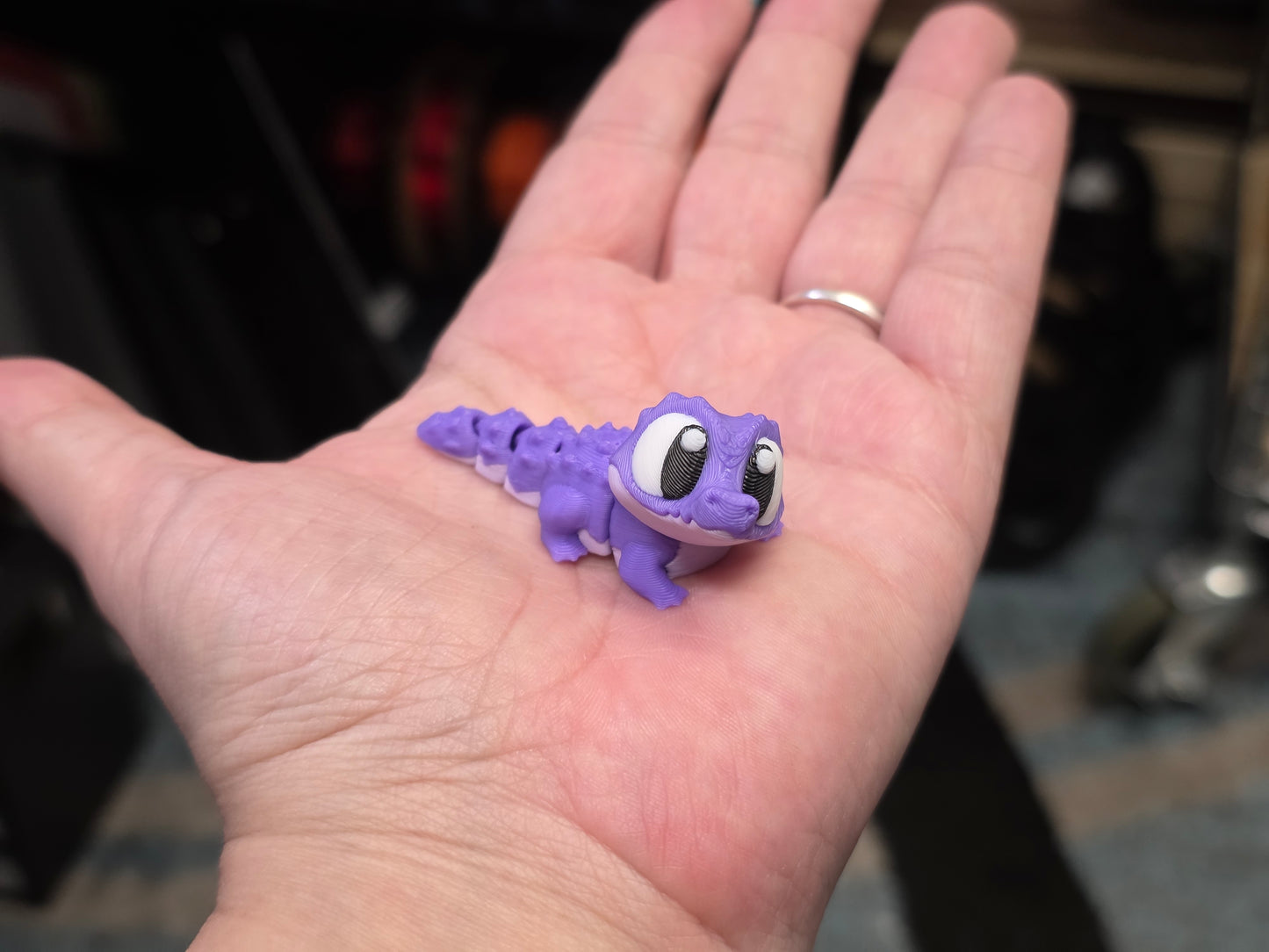 Purple Crocodile (keychain also) - POCKET PAL