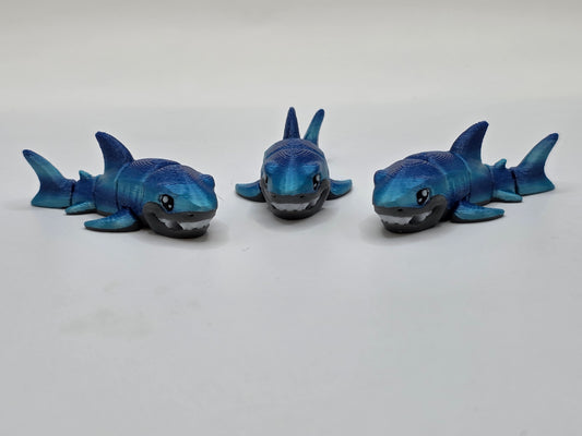 Shark (Blue) - 3D POCKET PAL