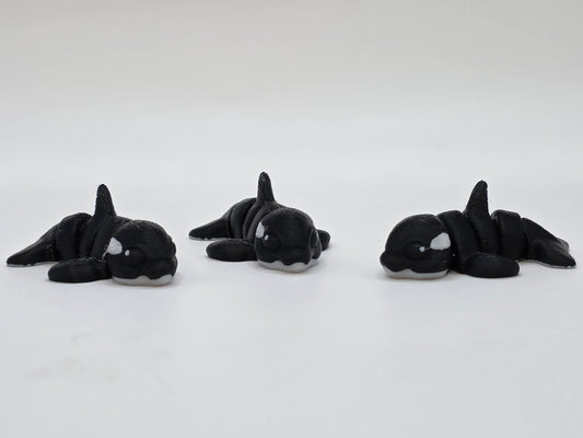 Killer Whale (Mostly Black) - 3D POCKET PAL