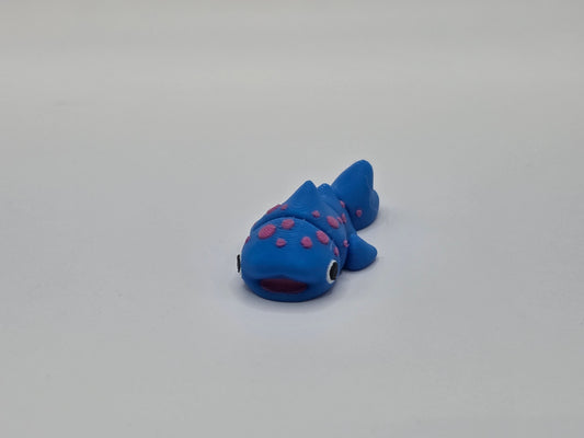 Whale Shark (Dark blue w/ Pink spots) - 3D POCKET PAL
