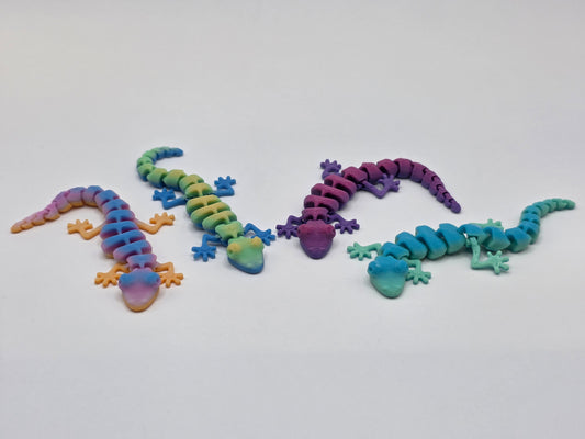 Mini Lizard (random rainbow color) - 3D POCKET PAL