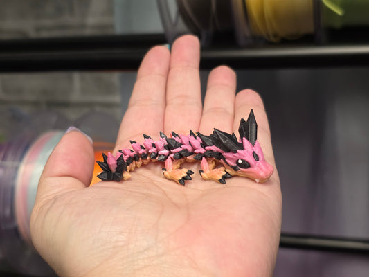 Crystal Dragon (orange/pink) - POCKET PAL