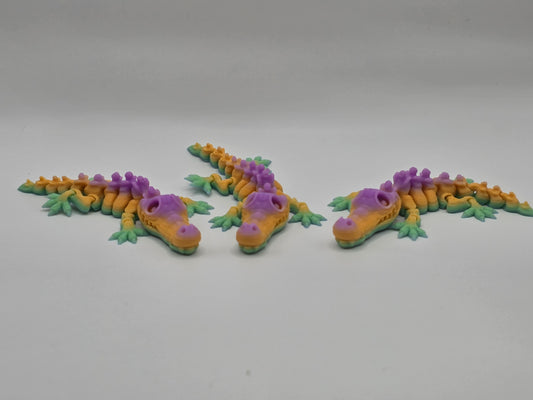 Crocodile (random ombre colors) - 3D POCKET PAL